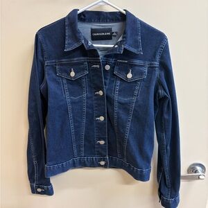 Calvin Klein Women's Dark Blue Jean Jacket